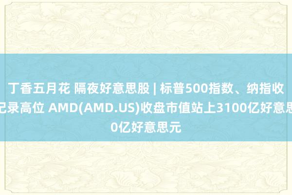 丁香五月花 隔夜好意思股 | 标普500指数、纳指收于记录高位 AMD(AMD.US)收盘市值站上3100亿好意思元