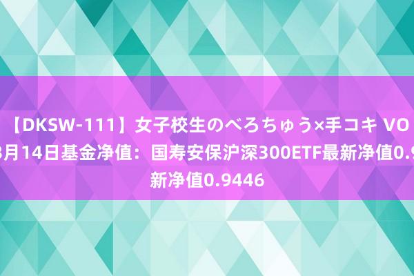 【DKSW-111】女子校生のべろちゅう×手コキ VOL.2 8月14日基金净值：国寿安保沪深300ETF最新净值0.9446