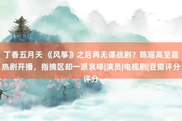 丁香五月天 《风筝》之后再无谍战剧？陈瑶高至霆热剧开播，指摘区却一派哀嚎|演员|电视剧|豆瓣评分