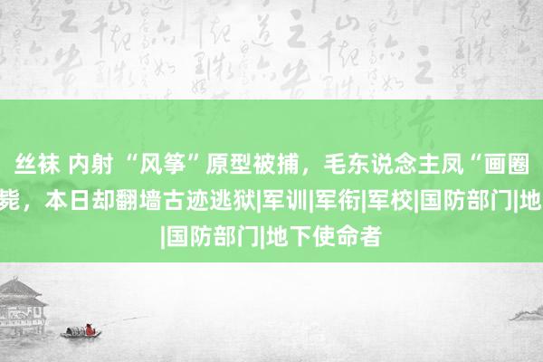 丝袜 内射 “风筝”原型被捕，毛东说念主凤“画圈”准备枪毙，本日却翻墙古迹逃狱|军训|军衔|军校|国防部门|地下使命者